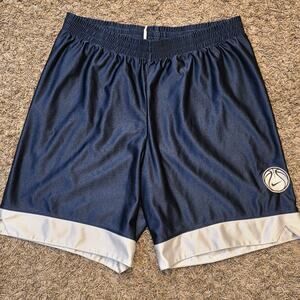 Vintage Nike Team Sports Basketball Shorts Mens Medium Blue White 90s